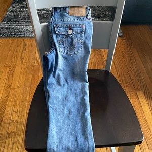 Little boys true religion jeans gently worn